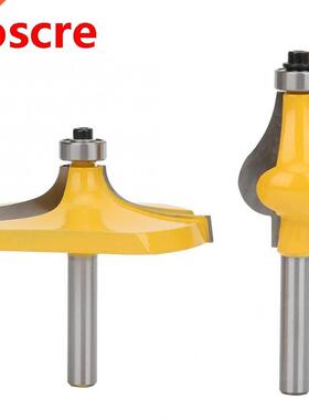 2pcs 8mm Shank Armrest Handrail Router Bit Set with Bearing