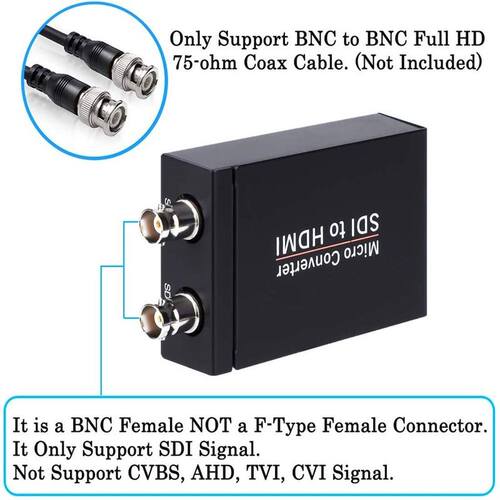 1080P HDMI-compatible To 3G HD SDI Video Audio Micro Install