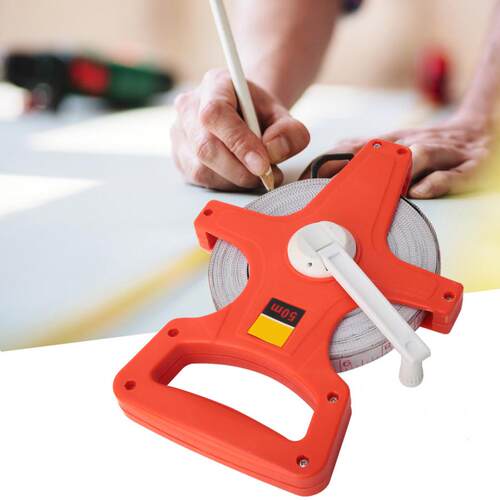 50m Thickened Hand Stainless Steel Open Reel Tape Measure Me
