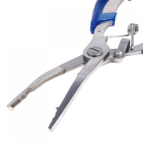 Highly Commend Gear Curved Fishing Pliers Crimper Line Cut /