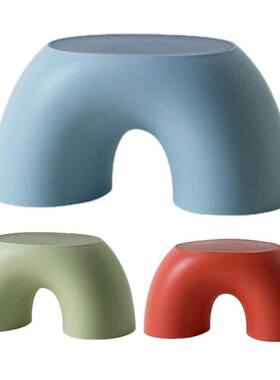 Simple Semi-ring Rainbow Stool Non-Slip Small Bench Home