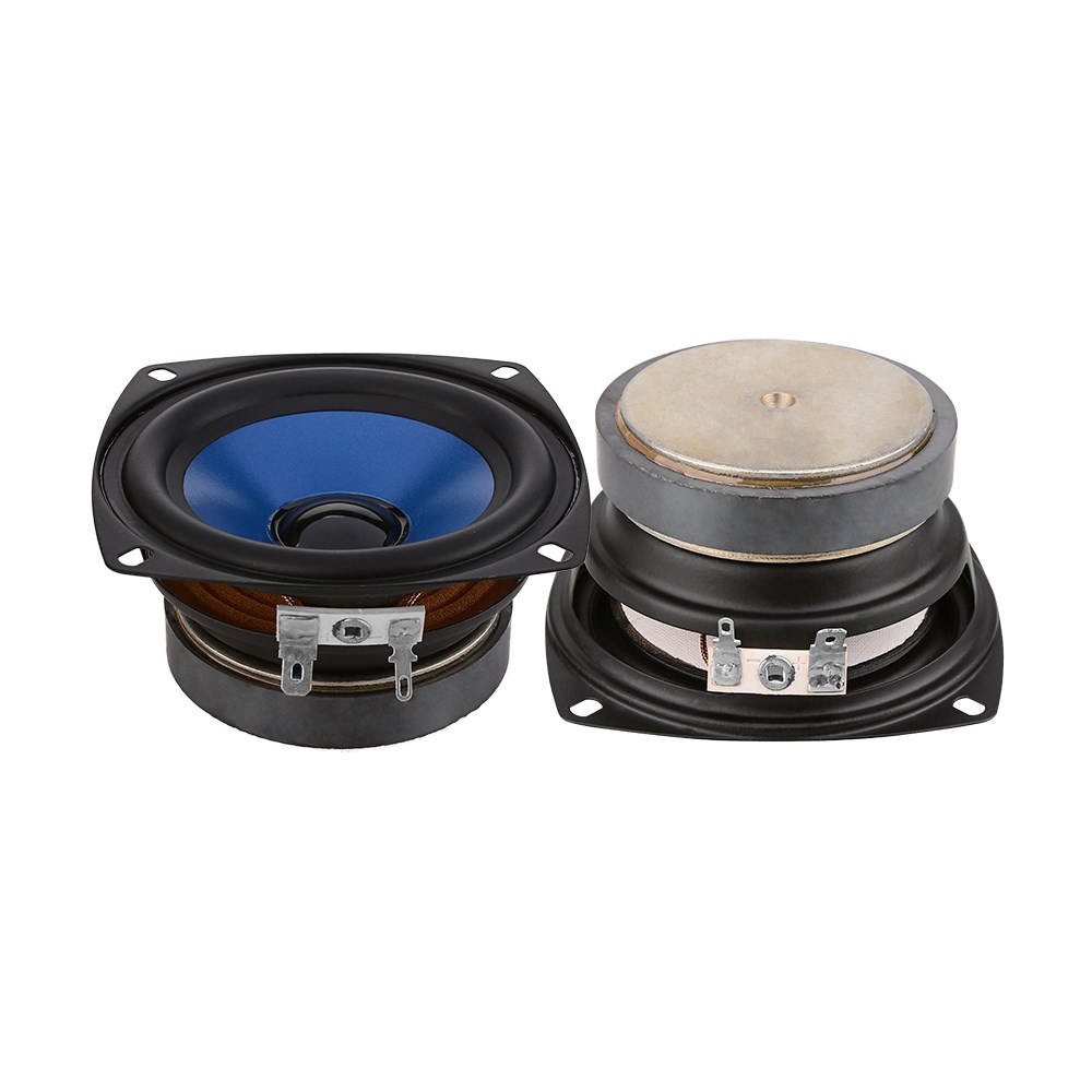 2Pcs 3.5 Inch Full Range Audio Speakers Column Portable Feve