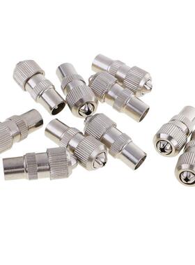 10 Peces RF Male Plug Connector for Cable TV Aeral Coaxal