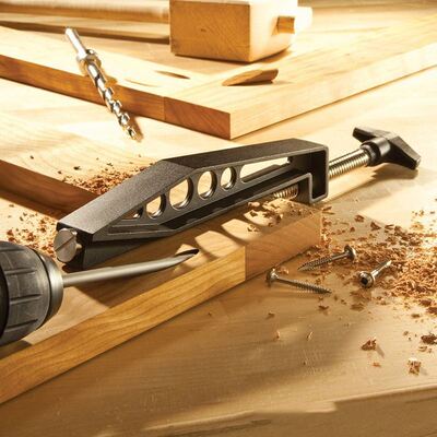 1pc Woodworking Pocket Hole Joints Fixed Clamp Slant Hole Pu