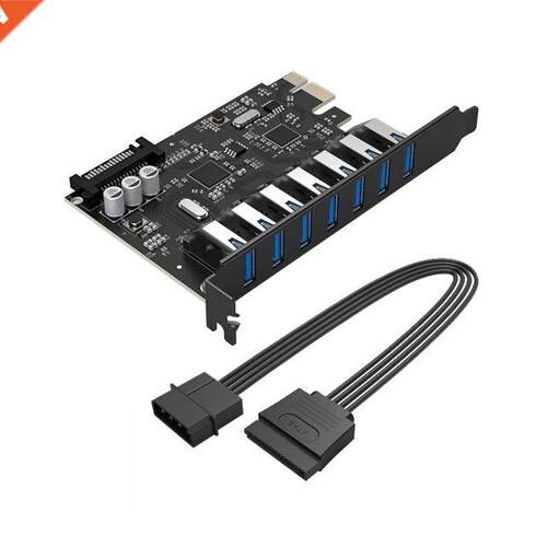 ORICO USB 3.0 7 Port PCI-E Expnsion Crd Mbord 15Pin