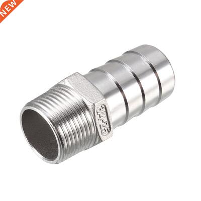 2pcs Stainless Steel Barb Hose Fitting Connector 25mm Barbed