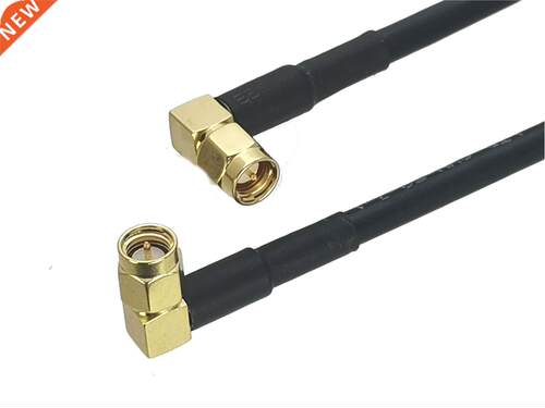RG58 SMA Male plug RA to SMA Male plug Right angle Connector