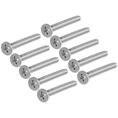 M4x25mm Flat Head Machine Screws Phillips Cross Screw 304 St