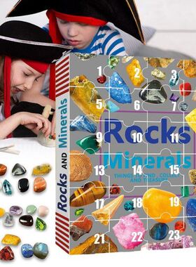 Ore Christmas Advent Calendar Set Rocks Mineral Collection B
