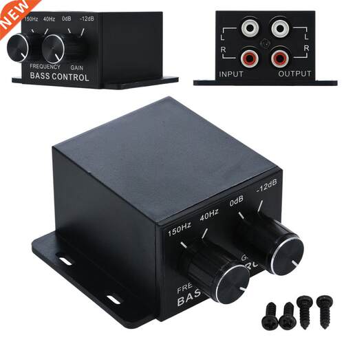 Mayitr Car Universal Amplifier Bass Controller RCA Gain Leve