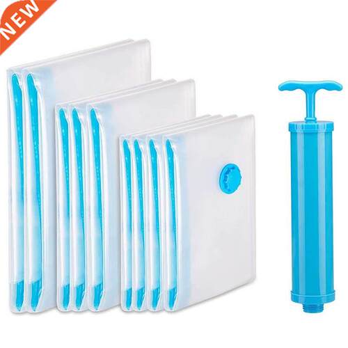 Convenient Vacuum Bag Storage Home Organizer Transparent Clo