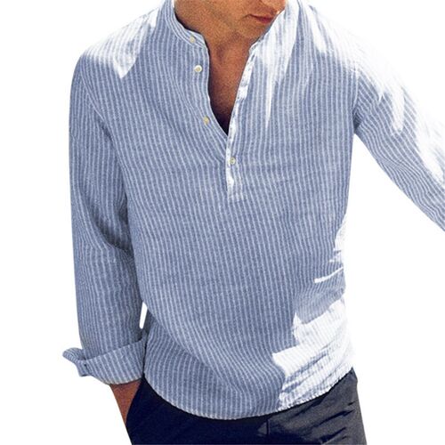 Helisopus 2021 New Cotton Long Sleeve Mens Shirts Spring Aut