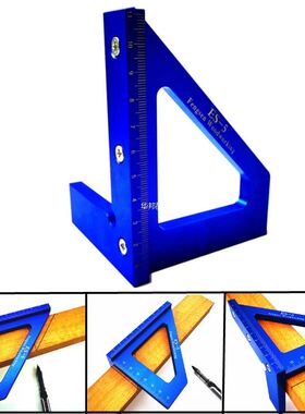 Multifunctional Angle Ruler 45 90 Degree Aluminum Alloy Accu