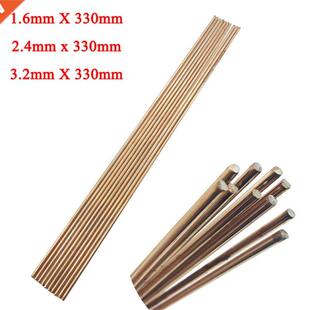 10pcs 1.6/2.4/3.2mm*330mm Red Copper Welding Brazing Wire So