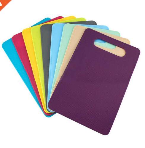 New 1PC Plastic Vegetable Fruits Meats Bread Cutting Board F