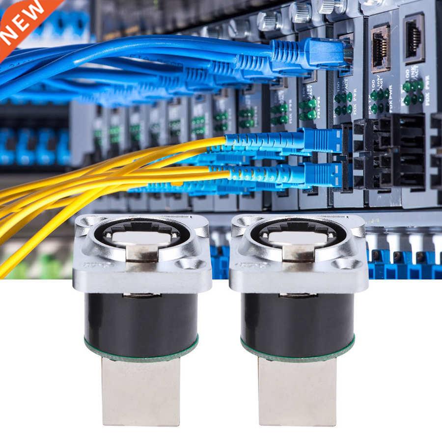 2Pcs RJ45 Right Angle Connector Fire Retardant Insulator Mat