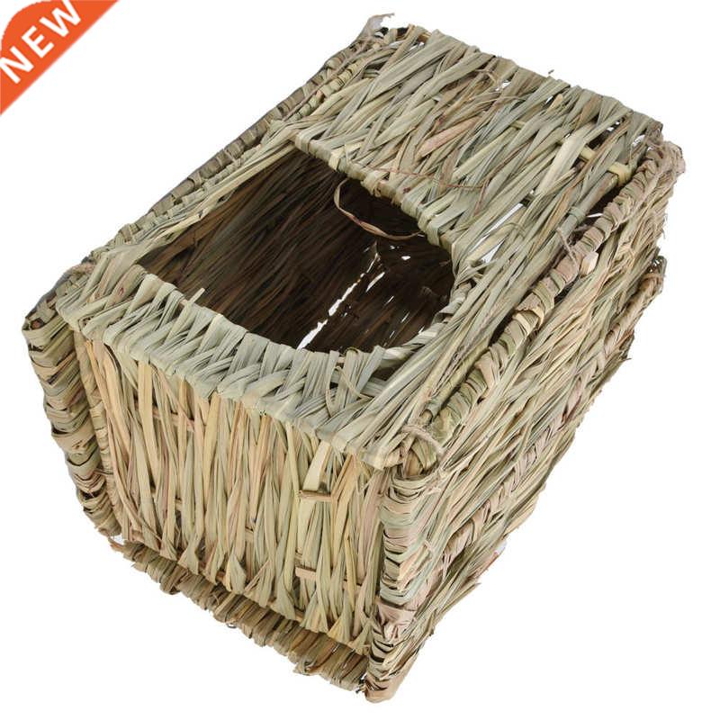 Straw Rabbit Cage Rabbit Straw House Warm for Hamster for Gu