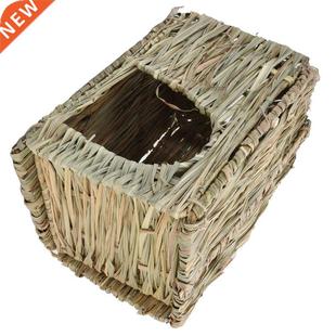 Straw Rabbit Cage Rabbit Straw House Warm for Hamster for Gu