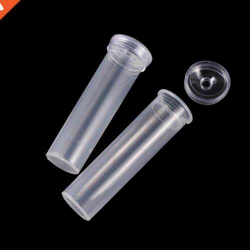10 Pcs Clear Flower Nutrition Fresh-keeping Tube With Cap Fl