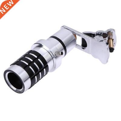 4 in1 12X Telephoto Telescope Lens Phone Clip Fish Eye Wide