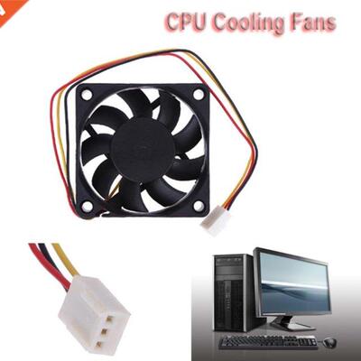 60x60x15mm  Pin 12V Case Computer Cooler Cooling Fan PC Bla