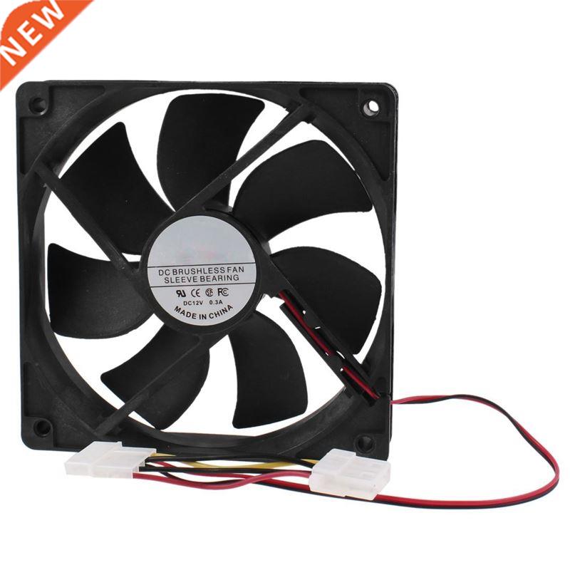 PC Brushless DC Cooling Fan 4 Pin Connector 7 Blades 12V 12c