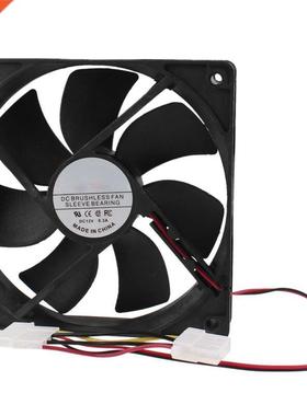 PC Brushless DC Cooling Fan 4 Pin Connector 7 Blades 12V 12c