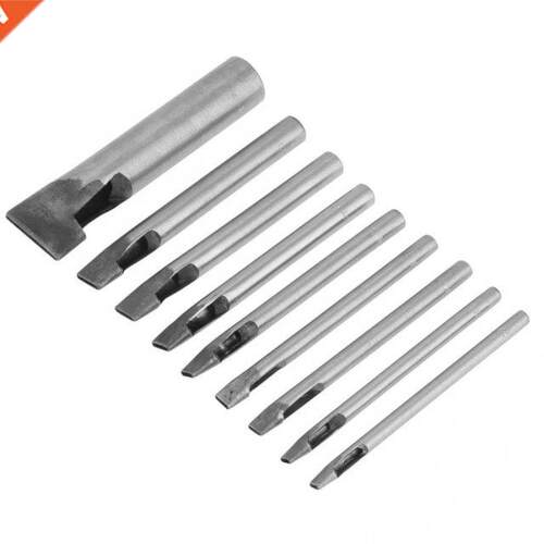 2mm 9pcs Leather Oval Shape Hole Punch Kit Cutter Hollow