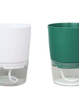2X Auto Irrigate Flower Pot Vase Automatic Watering Planter