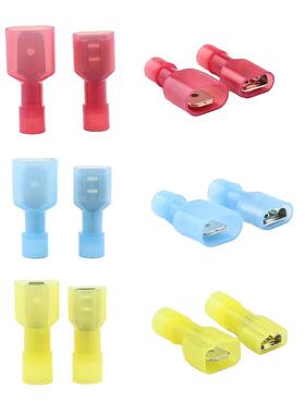 100pcs / 50set Quick Splice Spade Crimp Insulated Nylon El