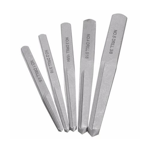 5 Pieces Square Broken Head Screw Removal Tool 1/8 3/16 15/6
