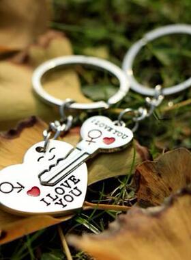 Hot Sale Zinc Alloy Silver Plated Lovers Gift Wedding Favors