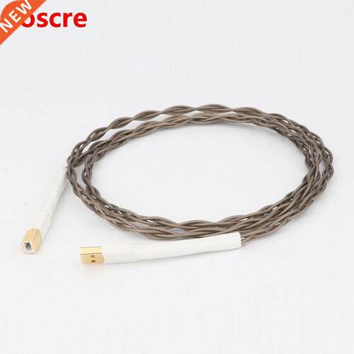 Preffair E507TT 5N Copper (OCC) Silver-Plated USB Audio Cabl