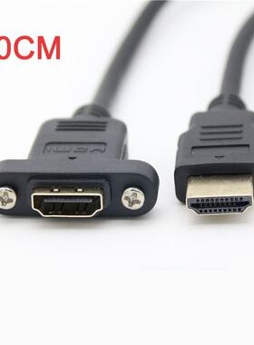 Male To Female Extension Connector Gold Plated HDMI 1.4 Scre
