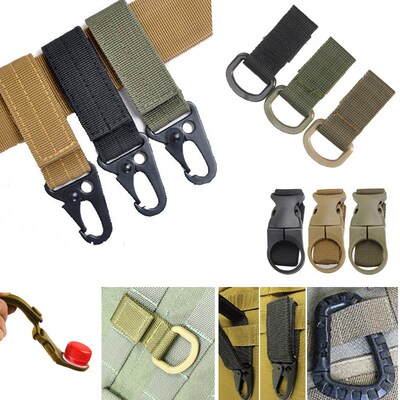 Molle webbing attach belt clip outdoor backpack strap clasp
