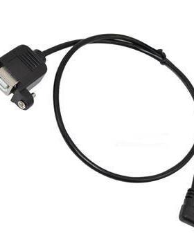 0.5m USB 2.0 B female panel mount to mini 5pin male extensi
