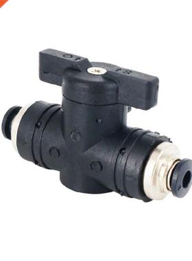 6mm Pneumatc Push Quck Jont Connector Plastc Adapter BUC