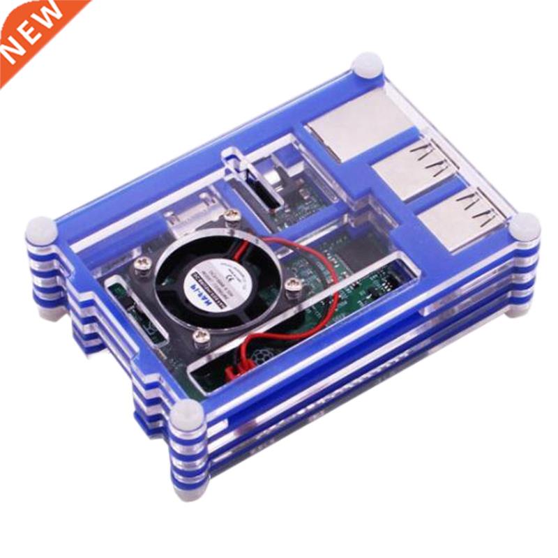 for Raspberry Pi 3B+ 3B Case 9 Layers Acrylic Box Case with