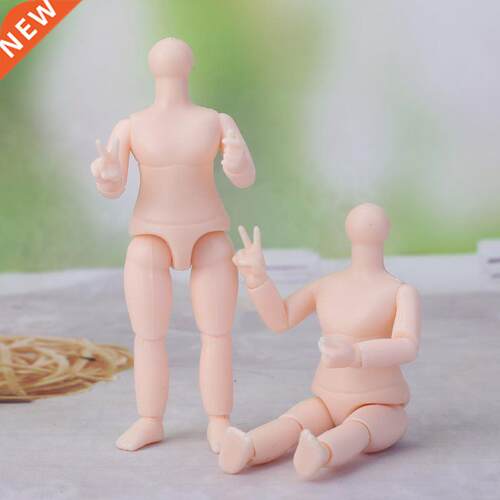 New Edition 10.5cm Dolls Body 1 Movable Jointed for 1/12 B
