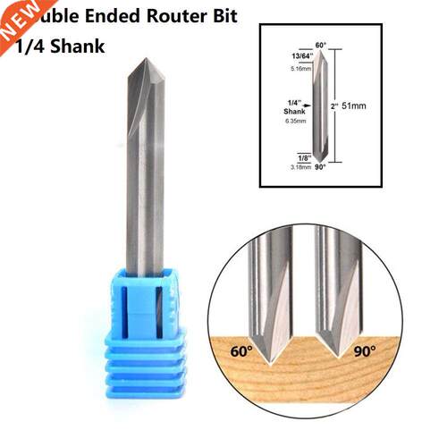 Doule-pointed Drill 60 / 90 Degrees Solid Caride Router i