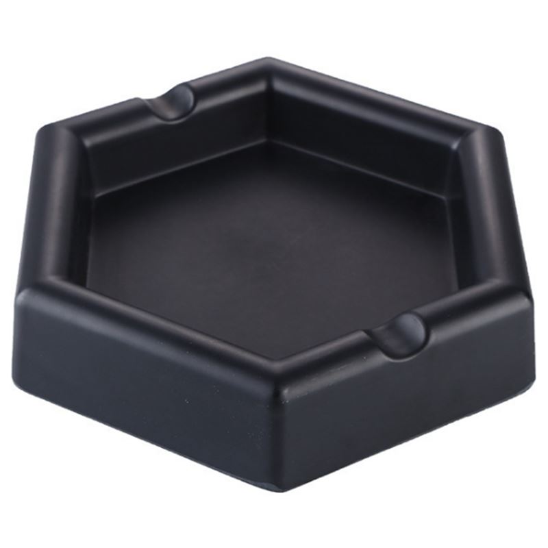 Thickened Hexagonal Deck Ashtray Creative Personality Bar KT