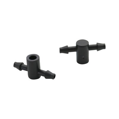 60 Pcs 4mm to 2-way 3mm barb Connector Greenhouse Drip irrig