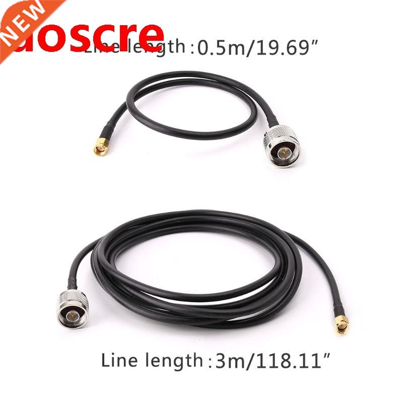 N Male To RP-SMA Male RG58 Pigtail Cable RF Coaxial Assembly