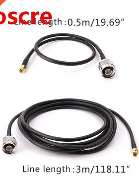 N Male To RP-SMA Male RG58 Pigtail Cable RF Coaxial Assembly