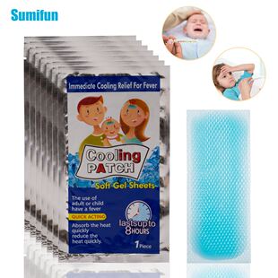5/10/20Pcs Baby Fever Down Medical Plaster Ice Gel Cooling