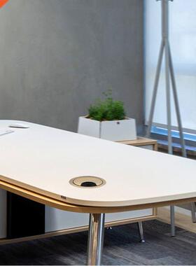 Zinc Alloy Round Table Wire Hole Covers Outlet Port Computer