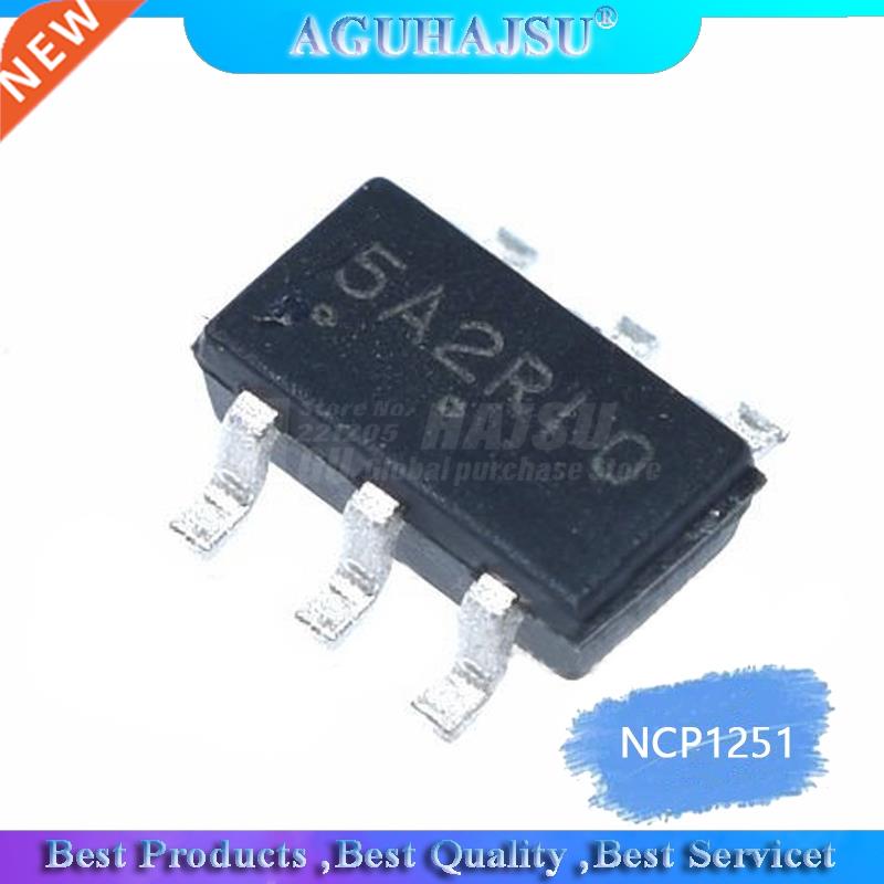 10PCS NCP1251ASN65T1G NCP1251 5A2 5AA 6-pin patch new and or