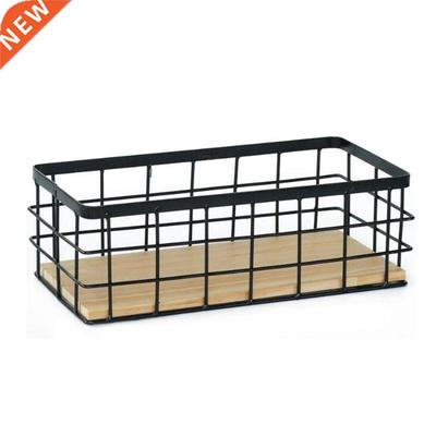 Nordic Wrought Iron Storage Basket Tableware Sundries Organi