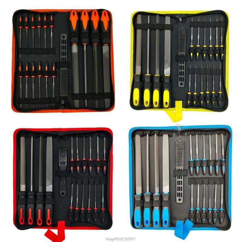 17Pcs File Tool Set with Carry Case,Premium Grade T12 Drop F