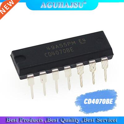 10PCS CD4070BE DIP14 CD4070 DIP new Logic gate and inverter
